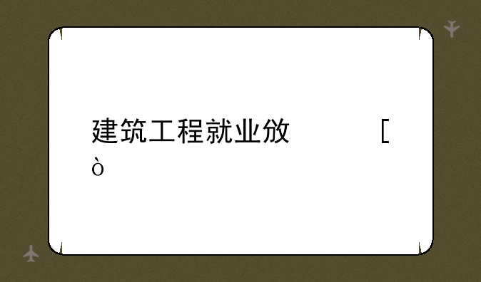 建筑工程就业政策？