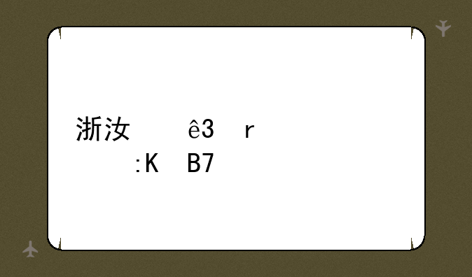 浙江二本大学排名榜